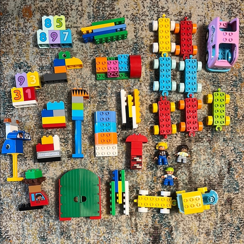 Colorful Building Blocks Set for Kids 80+ pieces